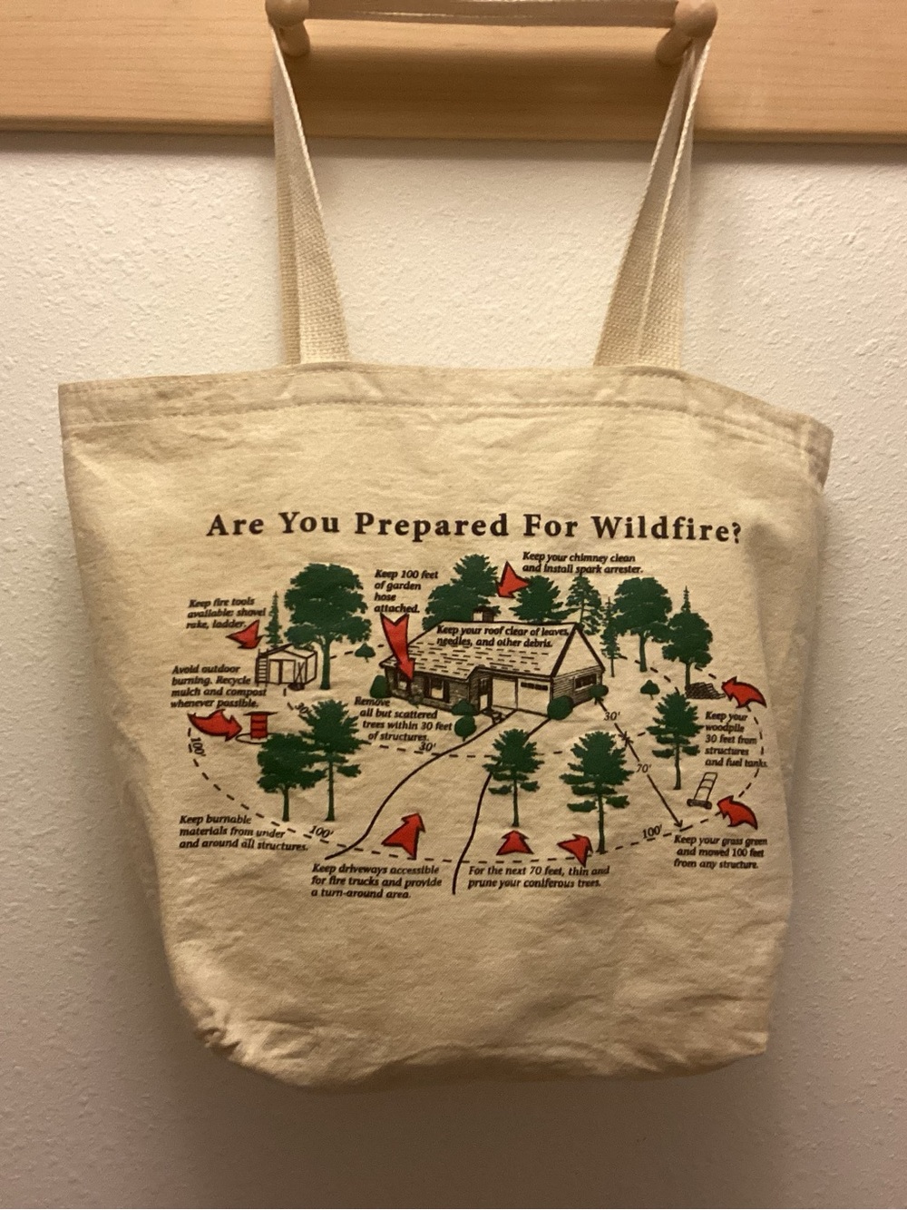 RARE Smokey The Bear Canvas carry case - Picture 2 of 5